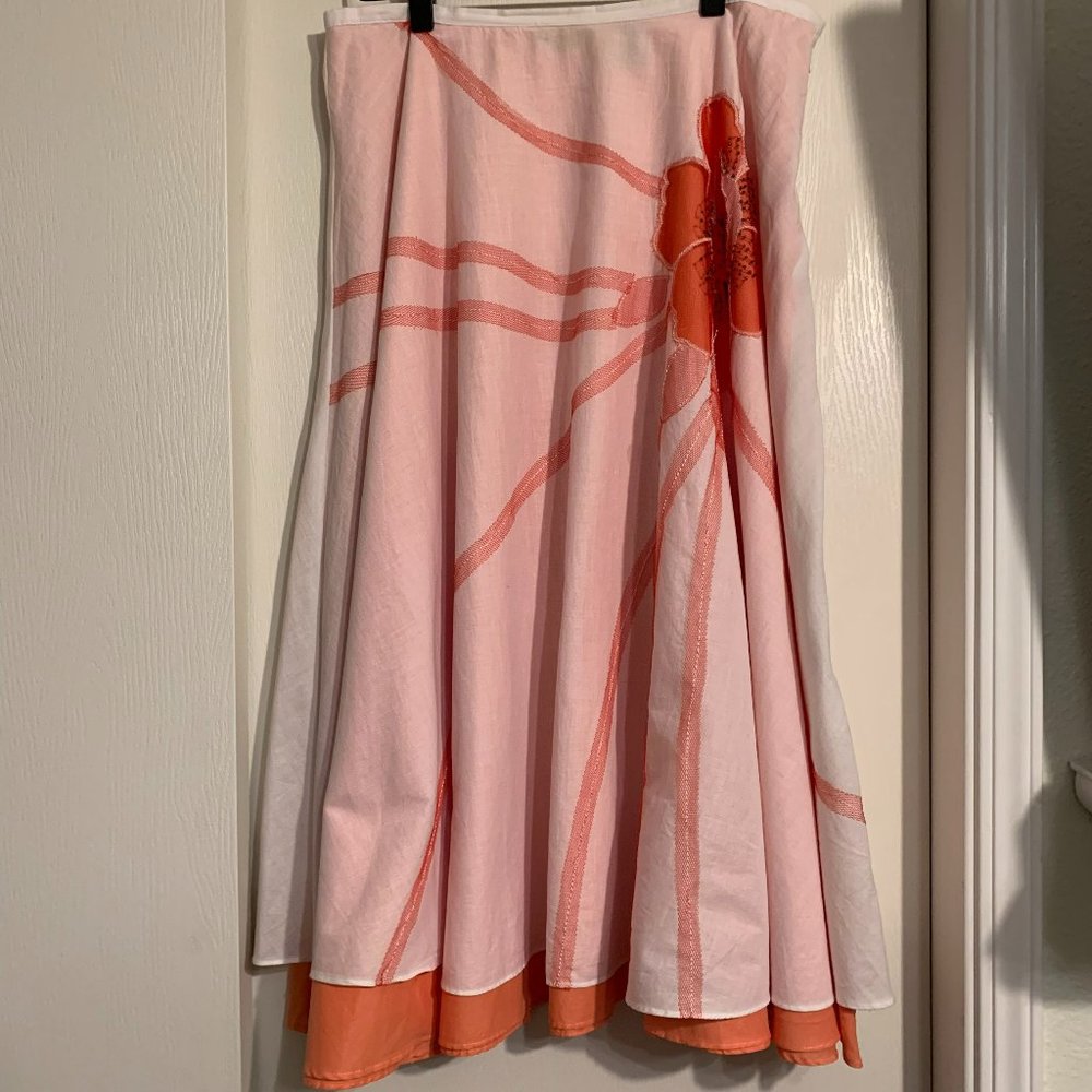 Autograph New York Cotton Skirt Size 8